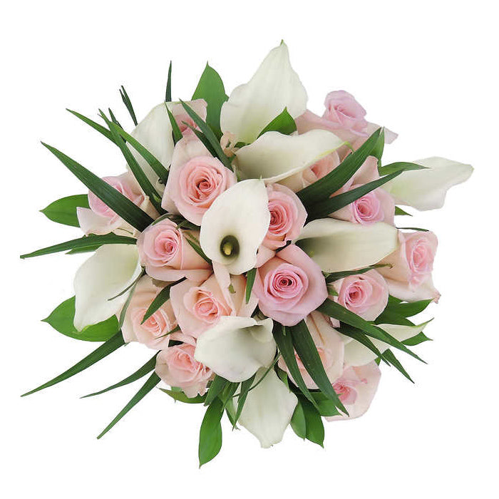 Full of Love Bouquet - a mix of pink, light pink and white roses