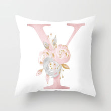 Load image into Gallery viewer, Pink Letter Decorative Pillow Cushion Covers
